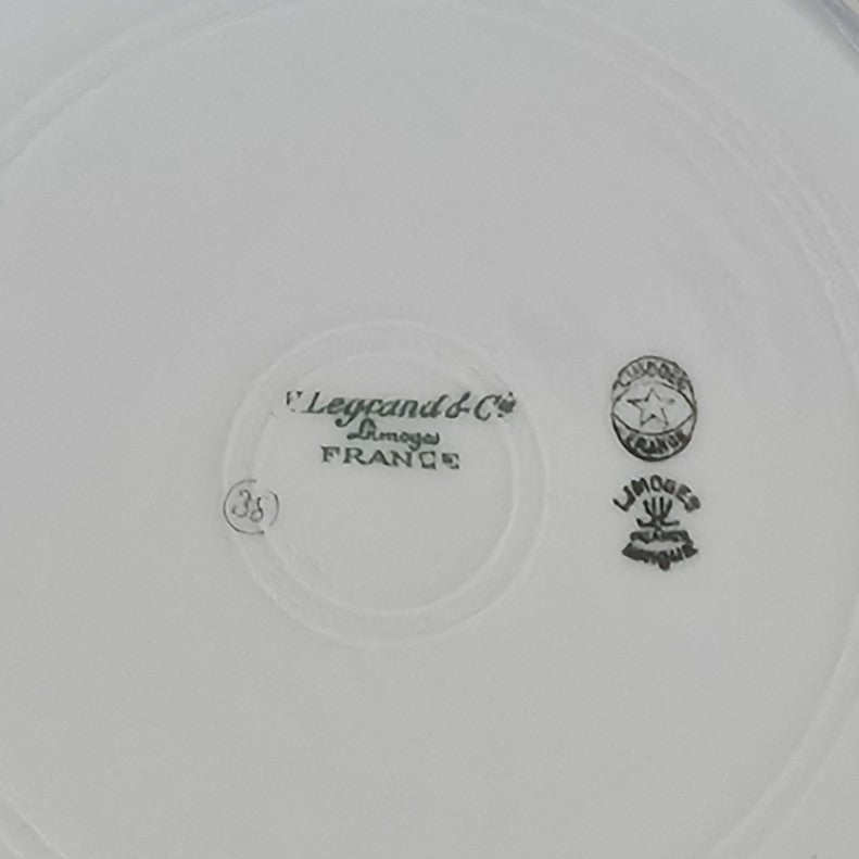 ASSIETTE CREUSE ART DÉCO - PORCELAINE DE LIMOGES Ref : 00201