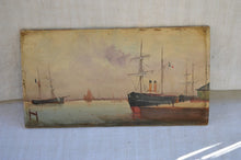 Charger l'image dans la galerie, MARINE HUILE SUR PANNEAU