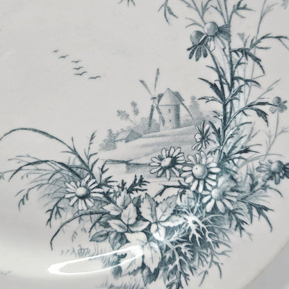 ASSIETTE GIEN "PAYSAGES" Ref : 00106