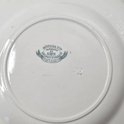 ASSIETTE GIEN "PAYSAGES" Ref : 00106