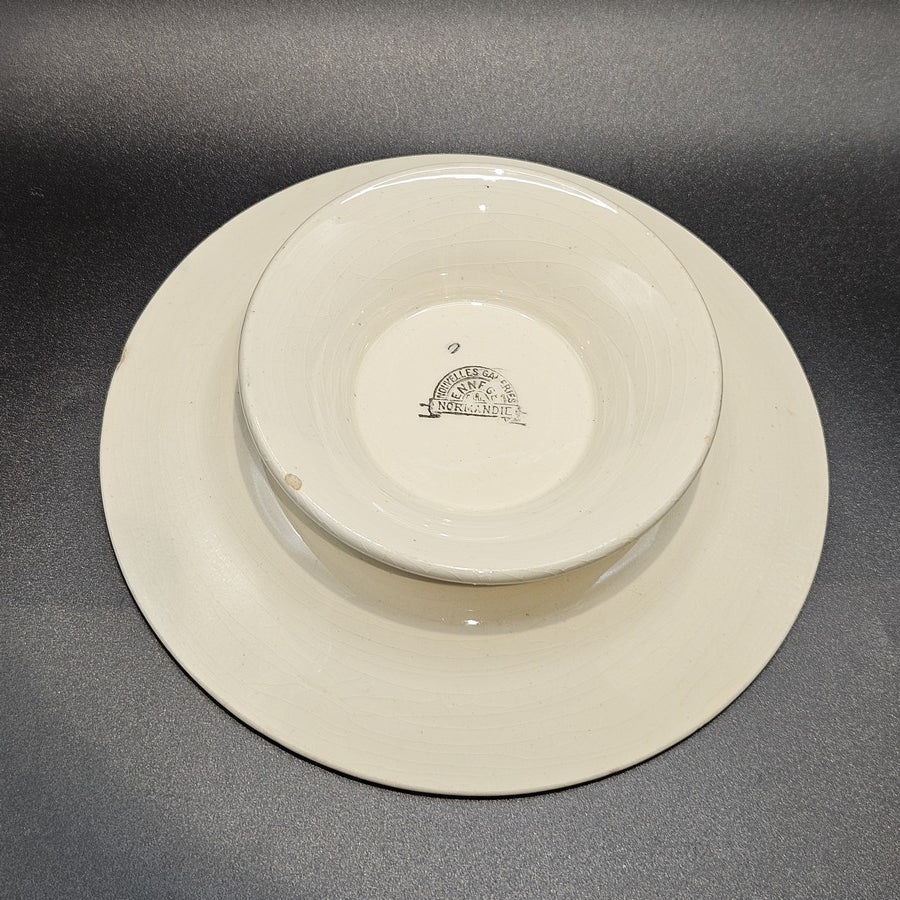 ASSIETTE MONTÉE ENNEGÉ 1930 Ref : 00107
