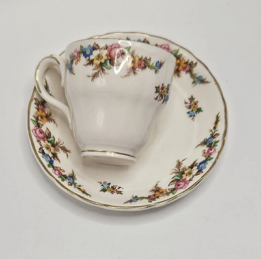 5 TASSES À CAFÉ MARLBOROUGH ROYAL PETAL ENGLAND Ref 00137