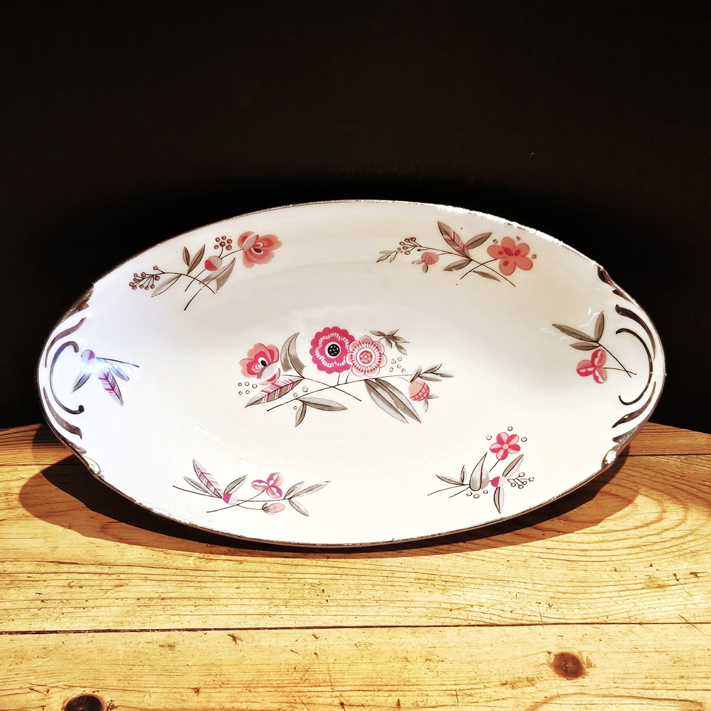 RAVIER ART DÉCO - PORCELAINE DE LIMOGES  Ref : 00200
