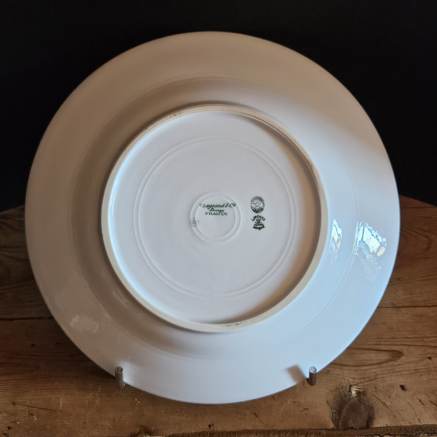 ASSIETTE CREUSE ART DÉCO - PORCELAINE DE LIMOGES Ref : 00201