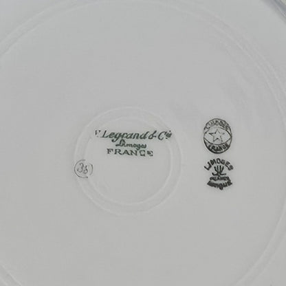 ASSIETTE CREUSE ART DÉCO - PORCELAINE DE LIMOGES Ref : 00201