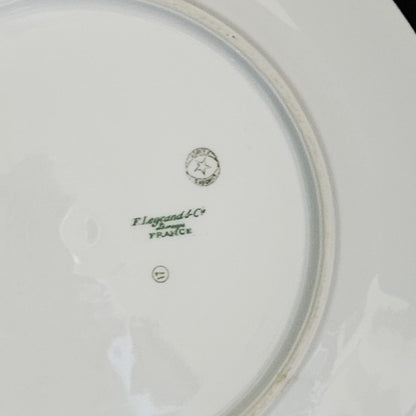 ASSIETTE PLATE ART DÉCO - PORCELAINE DE LIMOGES Ref : 00202