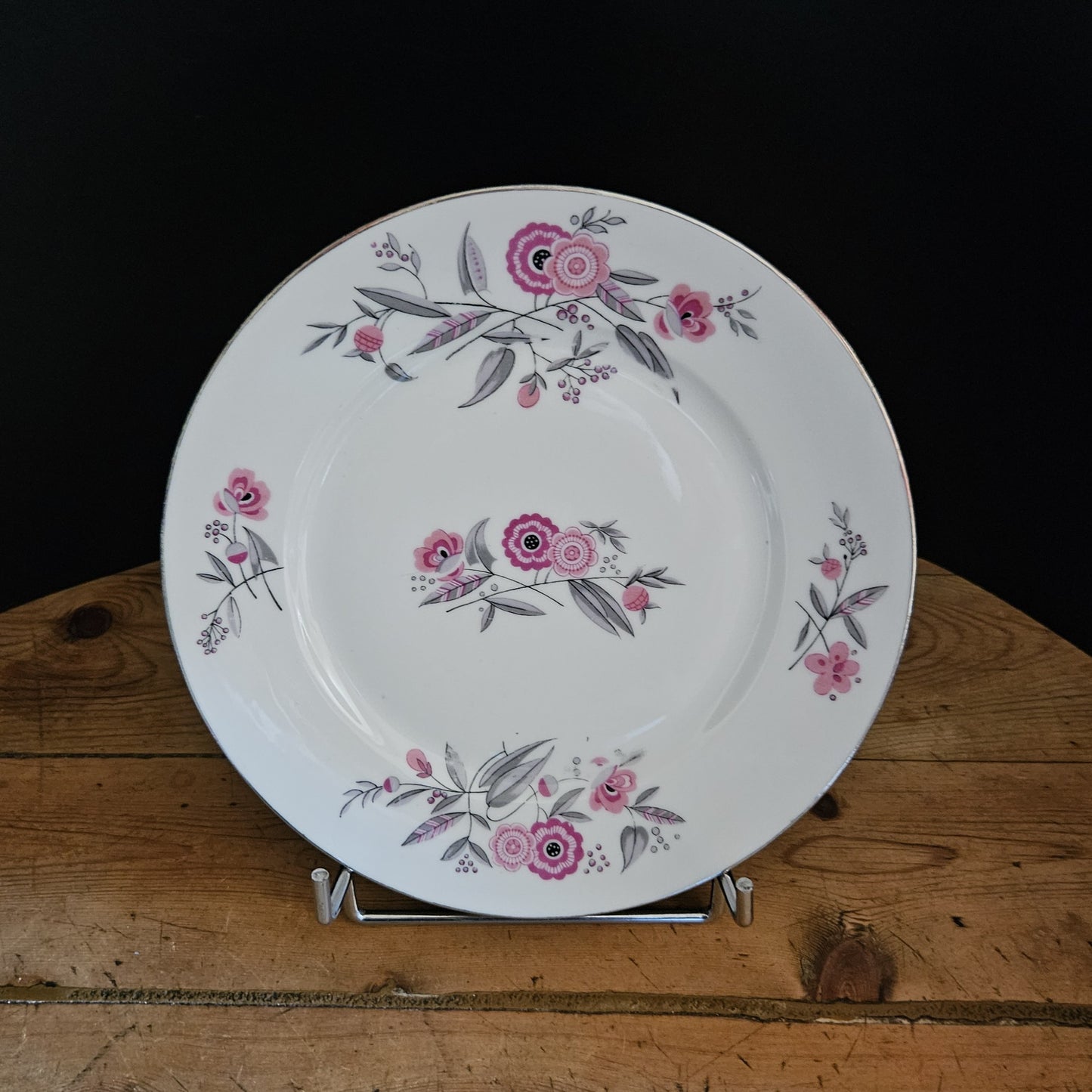 ASSIETTE À DESSERT ART DÉCO - PORCELAINE DE LIMOGES Ref : 00203