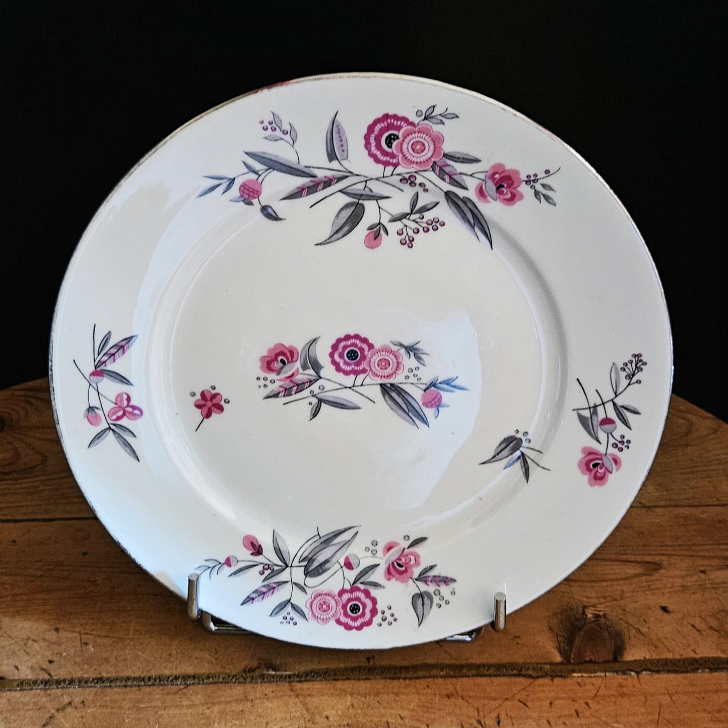 ASSIETTE MONTÉE ART DÉCO - PORCELAINE DE LIMOGES Ref : 00204