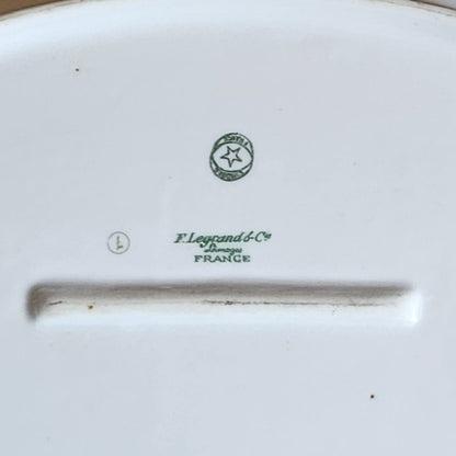 PLAT OBLONG 35 cm ART DECO - PORCELAINE DE LIMOGES Ref : 00210
