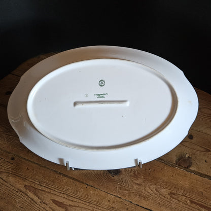 PLAT OBLONG 35 cm ART DECO - PORCELAINE DE LIMOGES Ref : 00210