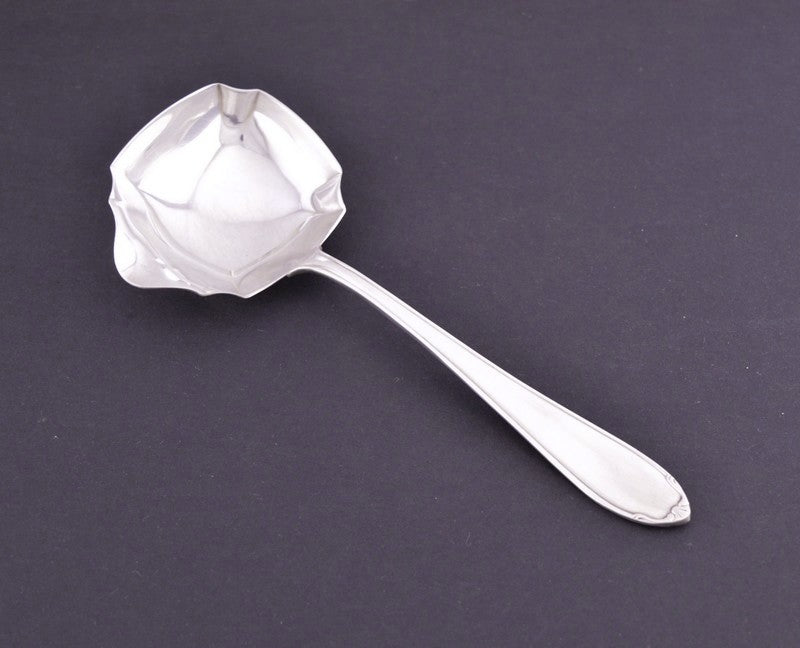 LOUCHE A CRÈME MÉTAL ARGENTÉ Ref : 00120