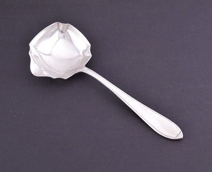 LOUCHE A CRÈME MÉTAL ARGENTÉ Ref : 00120