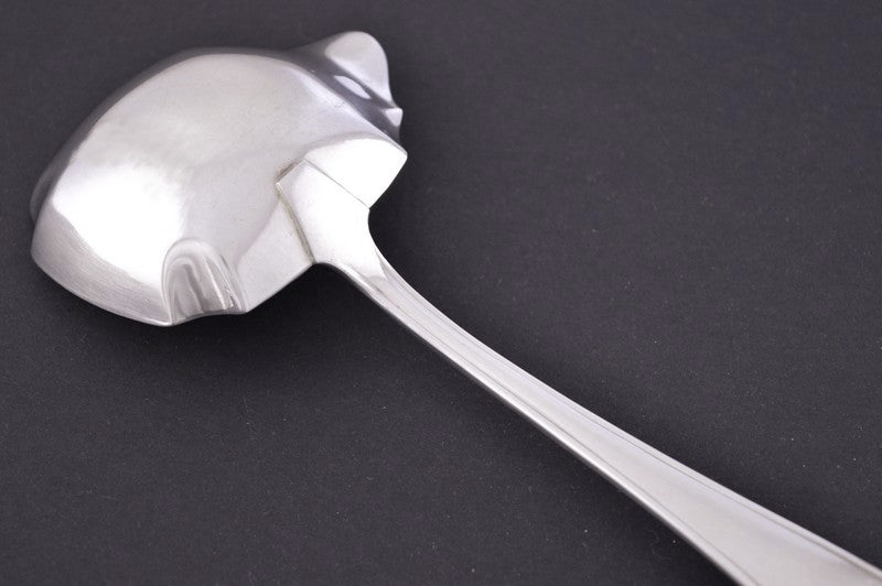 LOUCHE A CRÈME MÉTAL ARGENTÉ Ref : 00120