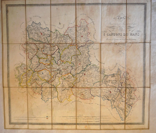 CARTE PAR DUPPERAY 1836